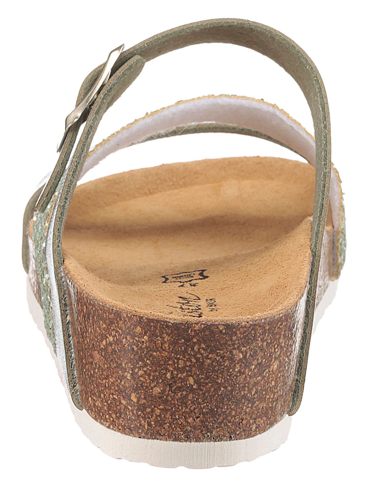 Aniston SHOES Keilpantolette, Sommerschuh, Strandschuh, Hausschuh, Glitter - NEUE KOLLEKTION