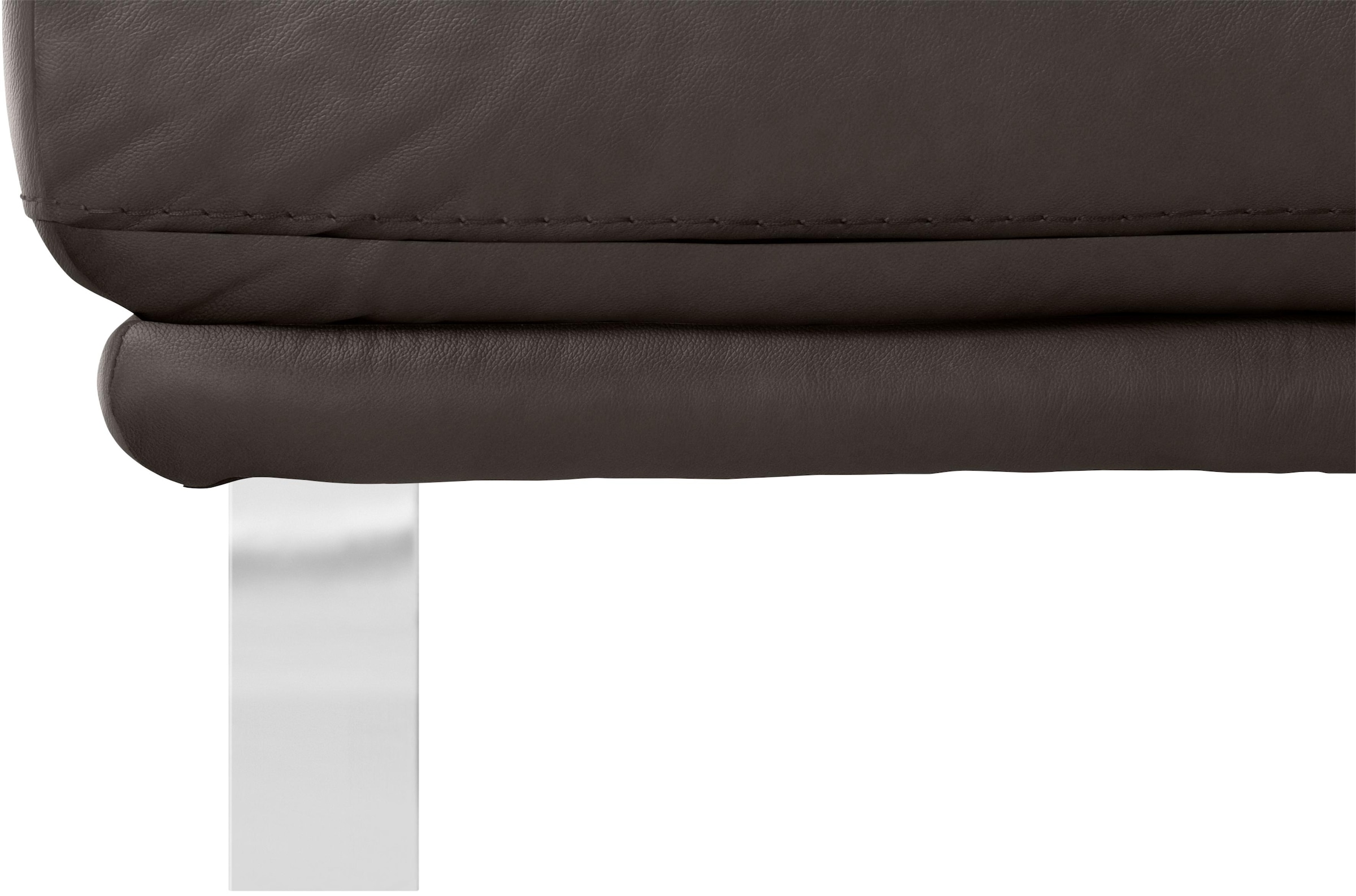 W.SCHILLIG Hocker »montanaa«, mit Metallkufen in Chrom glänzend, Breite 141 cm