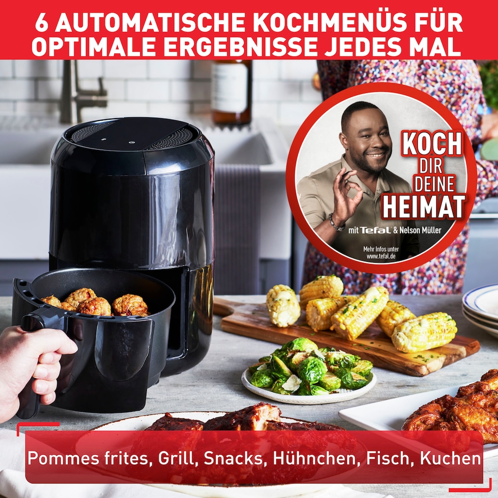 Tefal Heißluftfritteuse »EY3018 Easy Fry Compact«, 1030 W, Fassungsvermögen 1,6 l