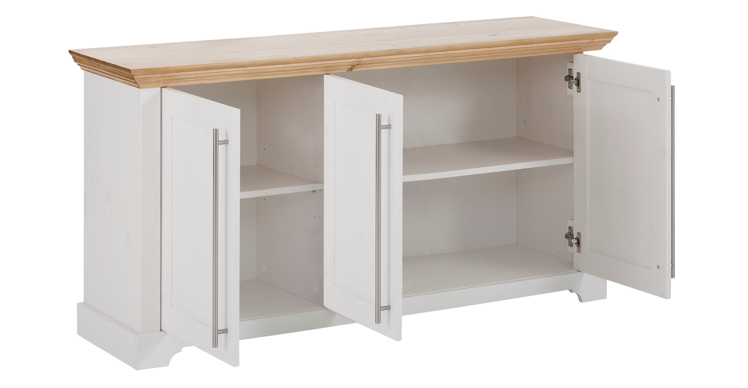 Home affaire Kommode »Meliss«, aus massiver Kiefer, FSC® 3-türig, Breite 132 cm