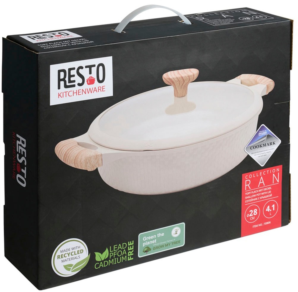 RESTO Kitchenware Bräter »Ran, Kochtopf antihaftbeschichtet und spülmaschinenfest« 2 Stk. tlg. Aluminiumguss