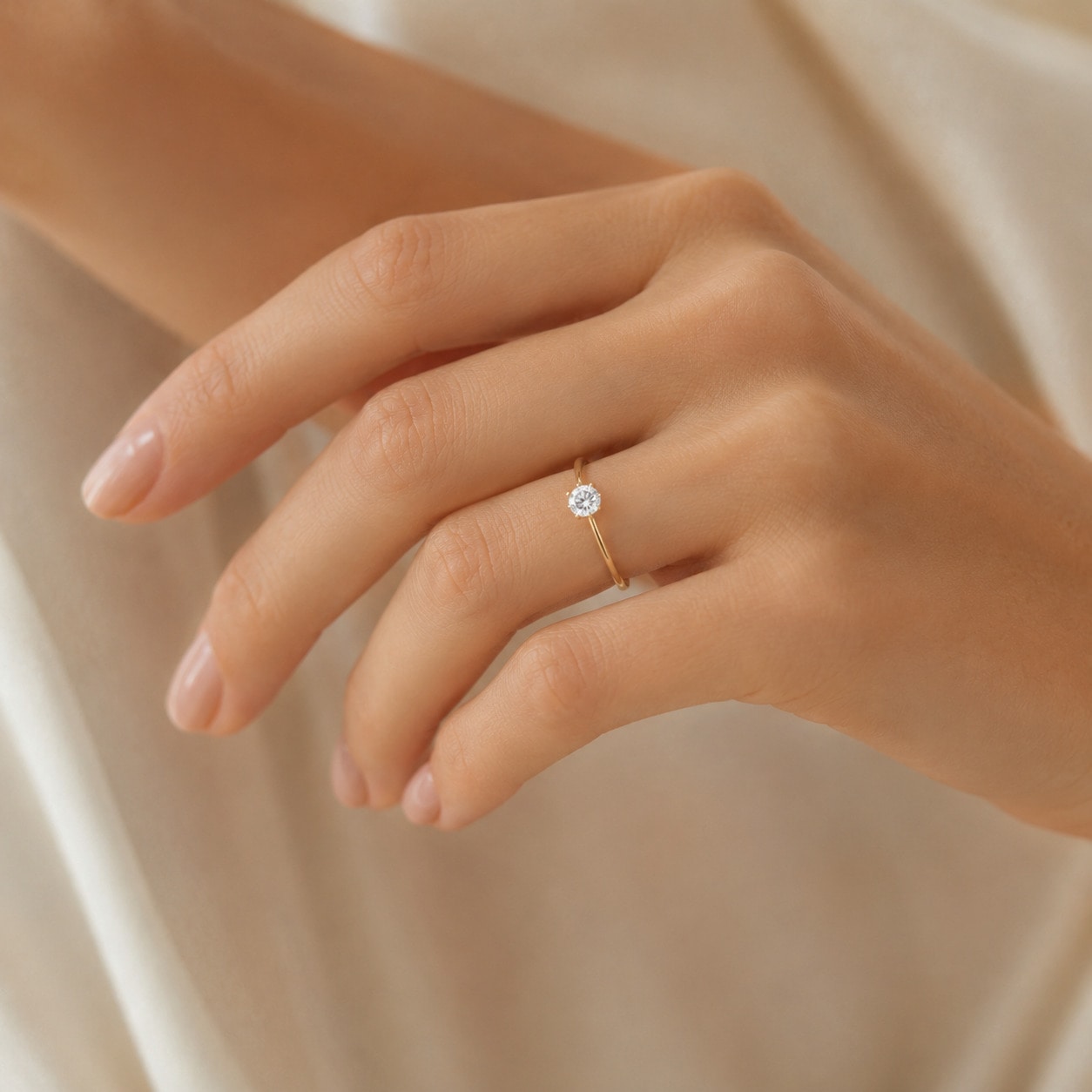 ONE ELEMENT Diamantring »Ring aus 585 Gold«