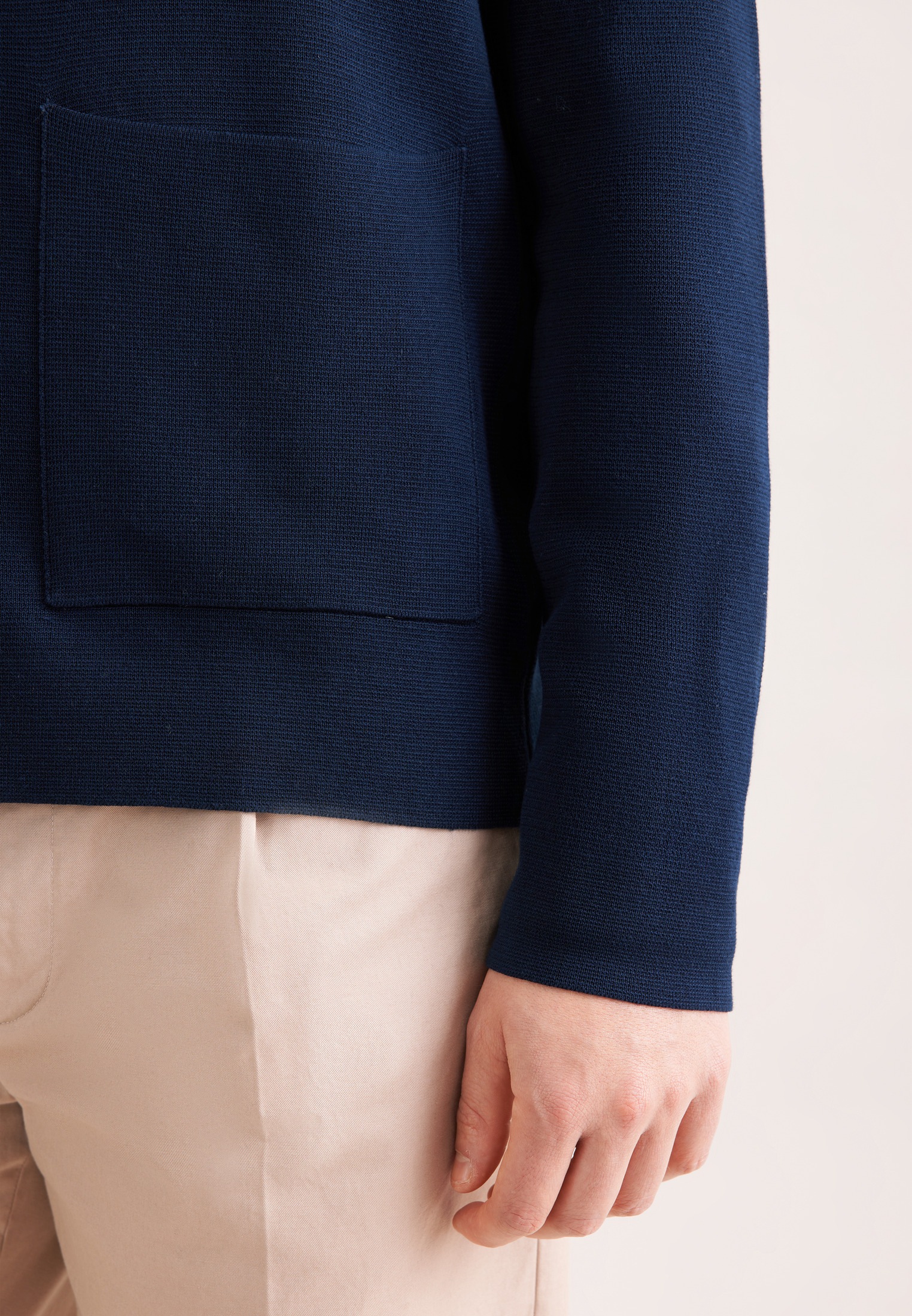 seidensticker Strickjacke »Schwarze Rose« 1/1 Kragen Uni