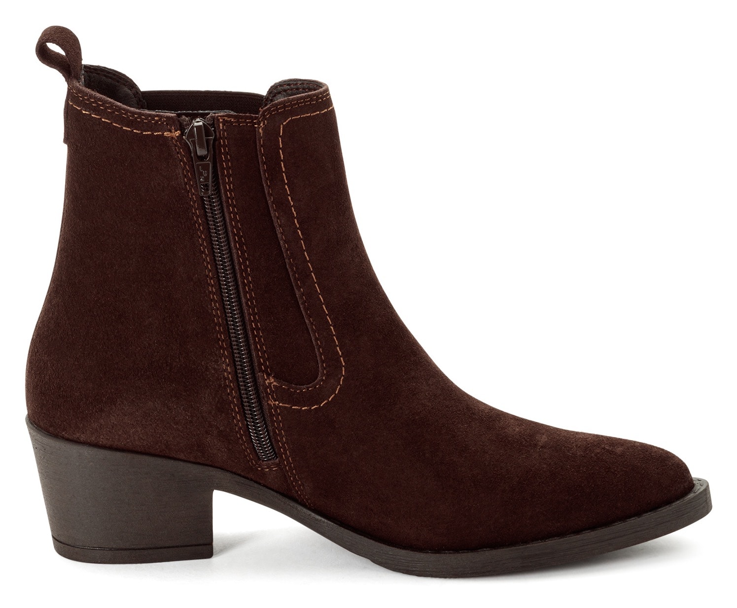 Tamaris Chelseaboots  , Blockabsatz, Cowboy Stiefelette, Westernstiefelette mit Gummizug