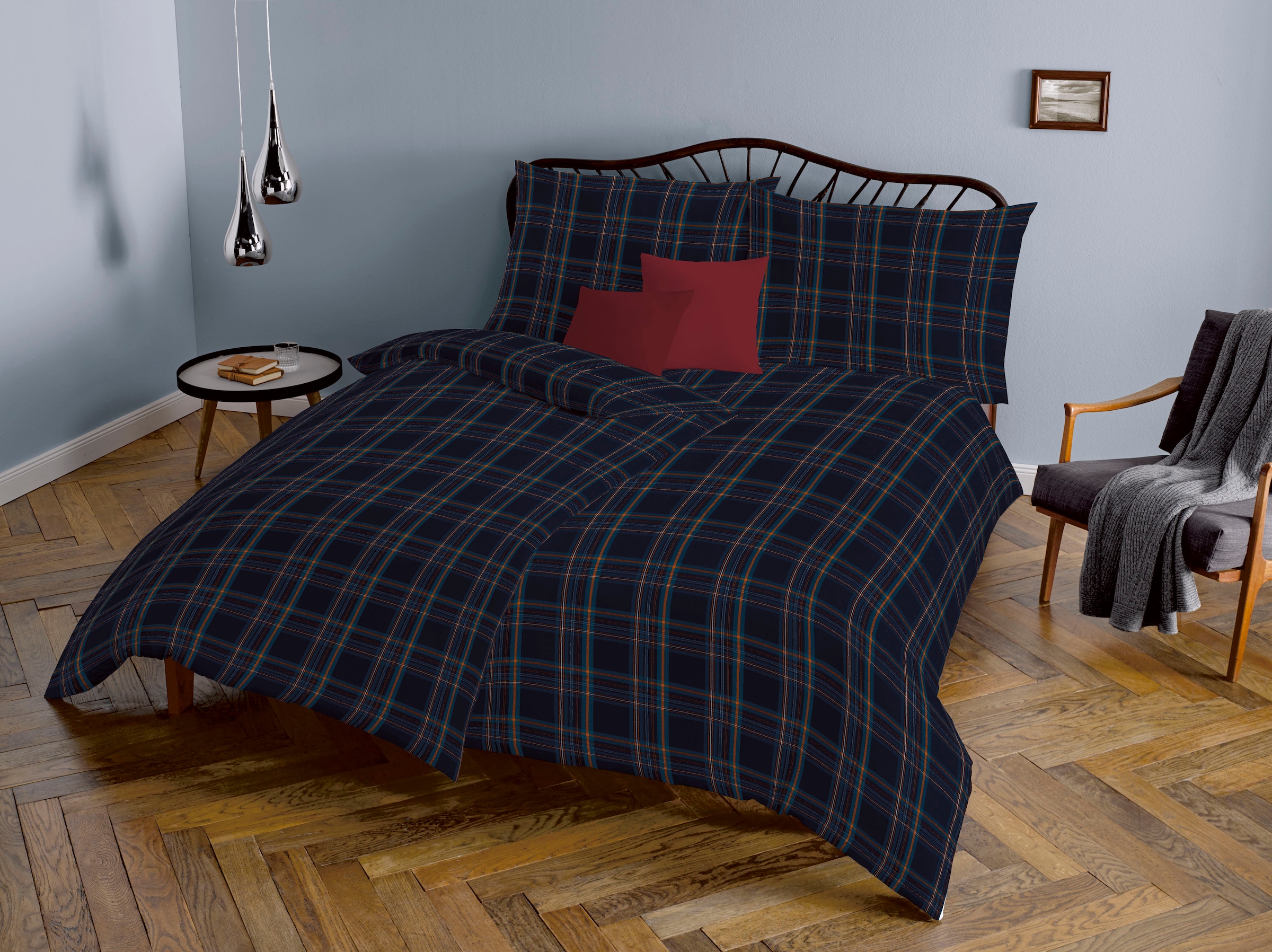 fleuresse Bettwäsche »Lech 4310«, Edelflanell, Baumwolle, in Gr. 135x200, 155x220, 200x200cm