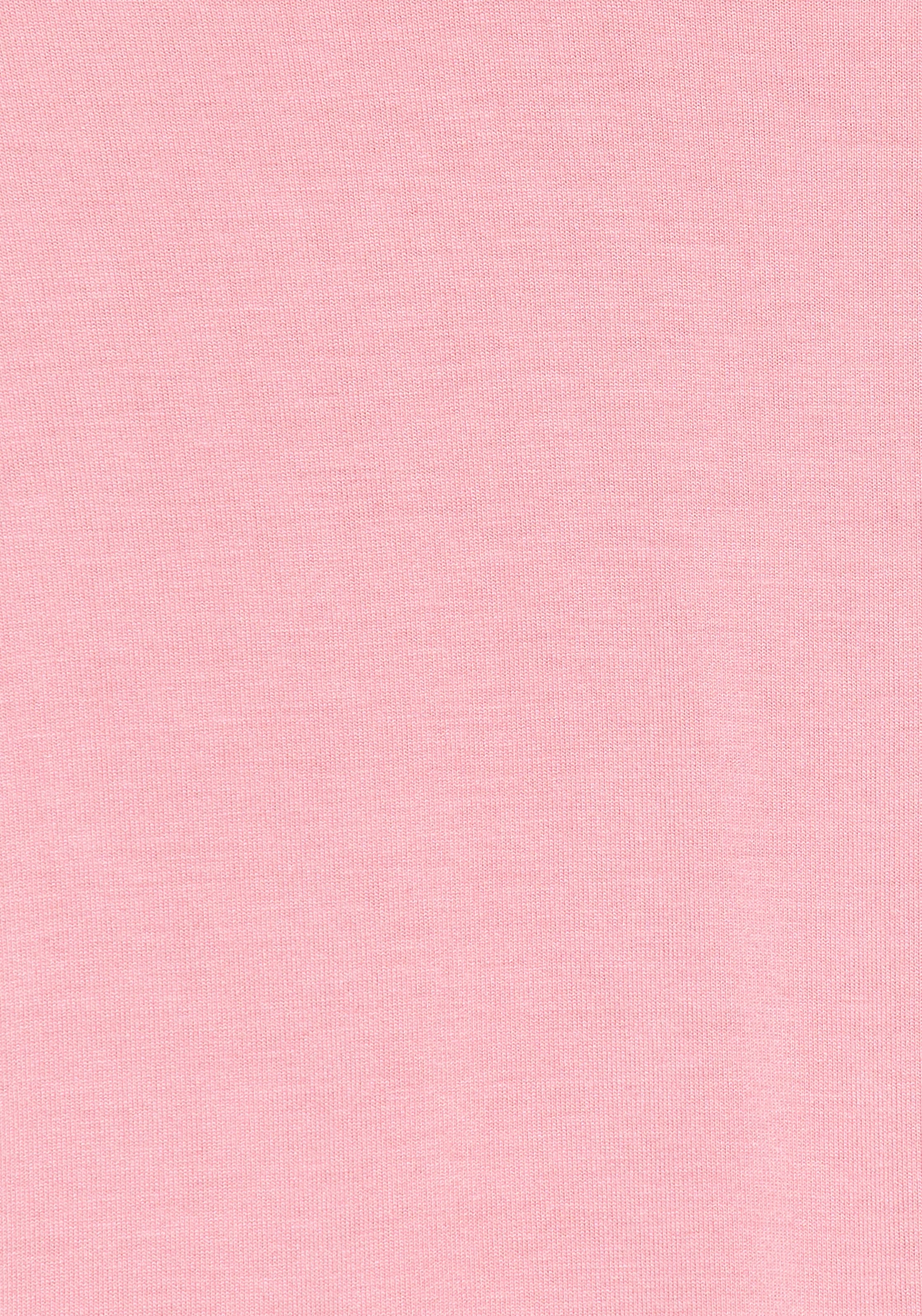 s.Oliver Pyjamaoberteil 1-teilig,  mit kleiner Kontrast-Paspel