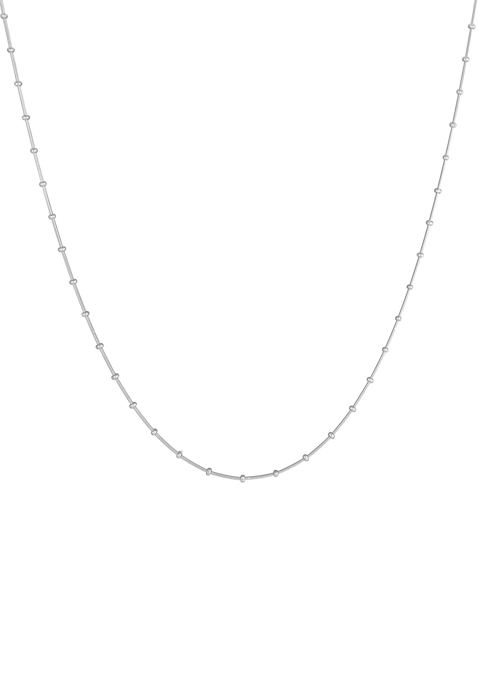Elli Kette ohne Anhänger »Halskette Feine Schlangenkette Kugeln 925 Silber«