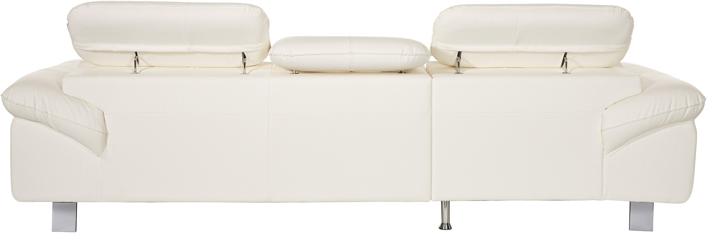 COTTA Polstergarnitur »Driver L-Form«, (Set), Set bestehend aus: Ecksofa mit Kopfteilverstellung & Hocker