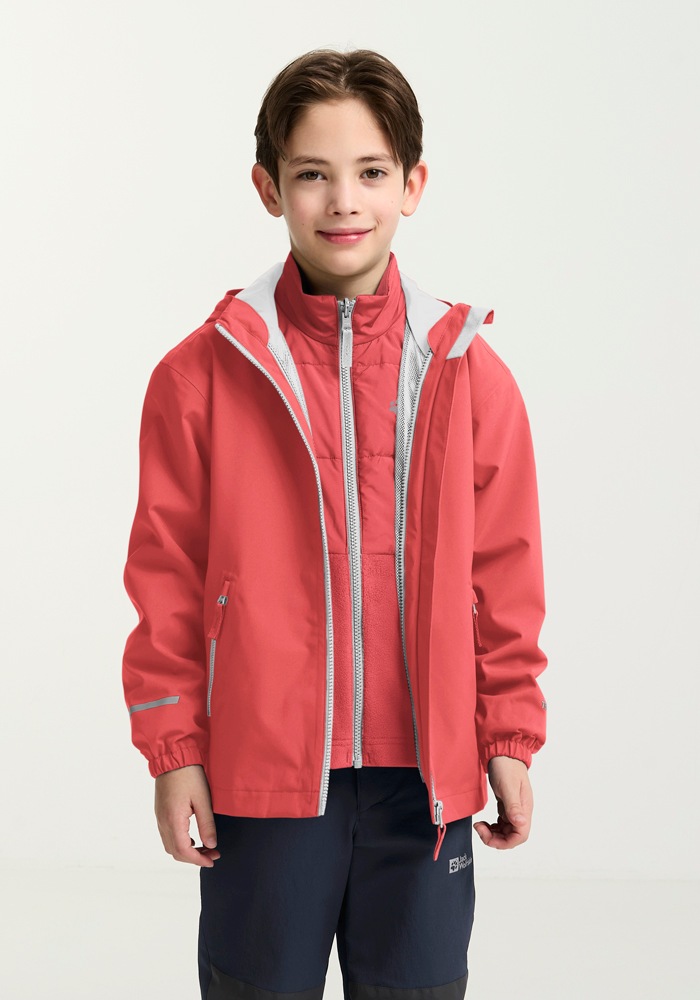 Jack Wolfskin 3-in-1-Funktionsjacke »HYBRID 3IN1 JACKET K« mit Kapuze