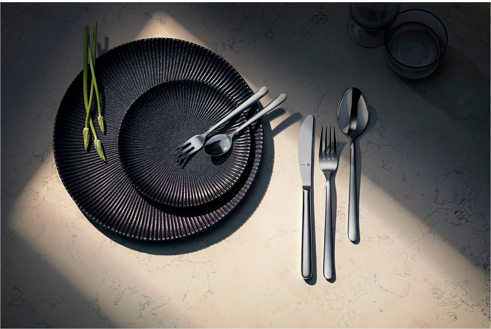 WMF Besteck-Set »Kult Plus« ergonomisch, Cromargan protect