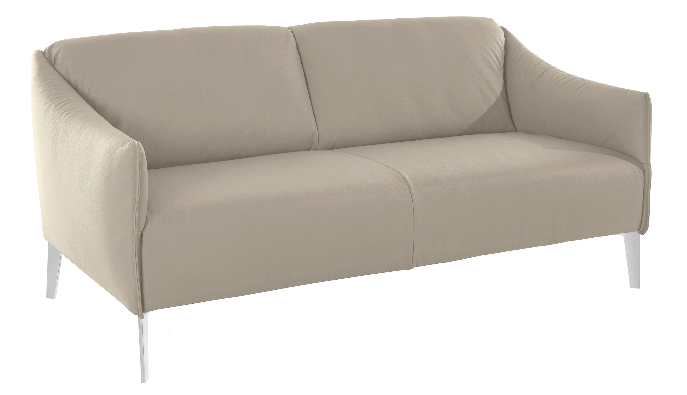 W.SCHILLIG 2,5-Sitzer »sally« mit Metall-Winkelfüßen in Chrom glänzend, Breite 174 cm