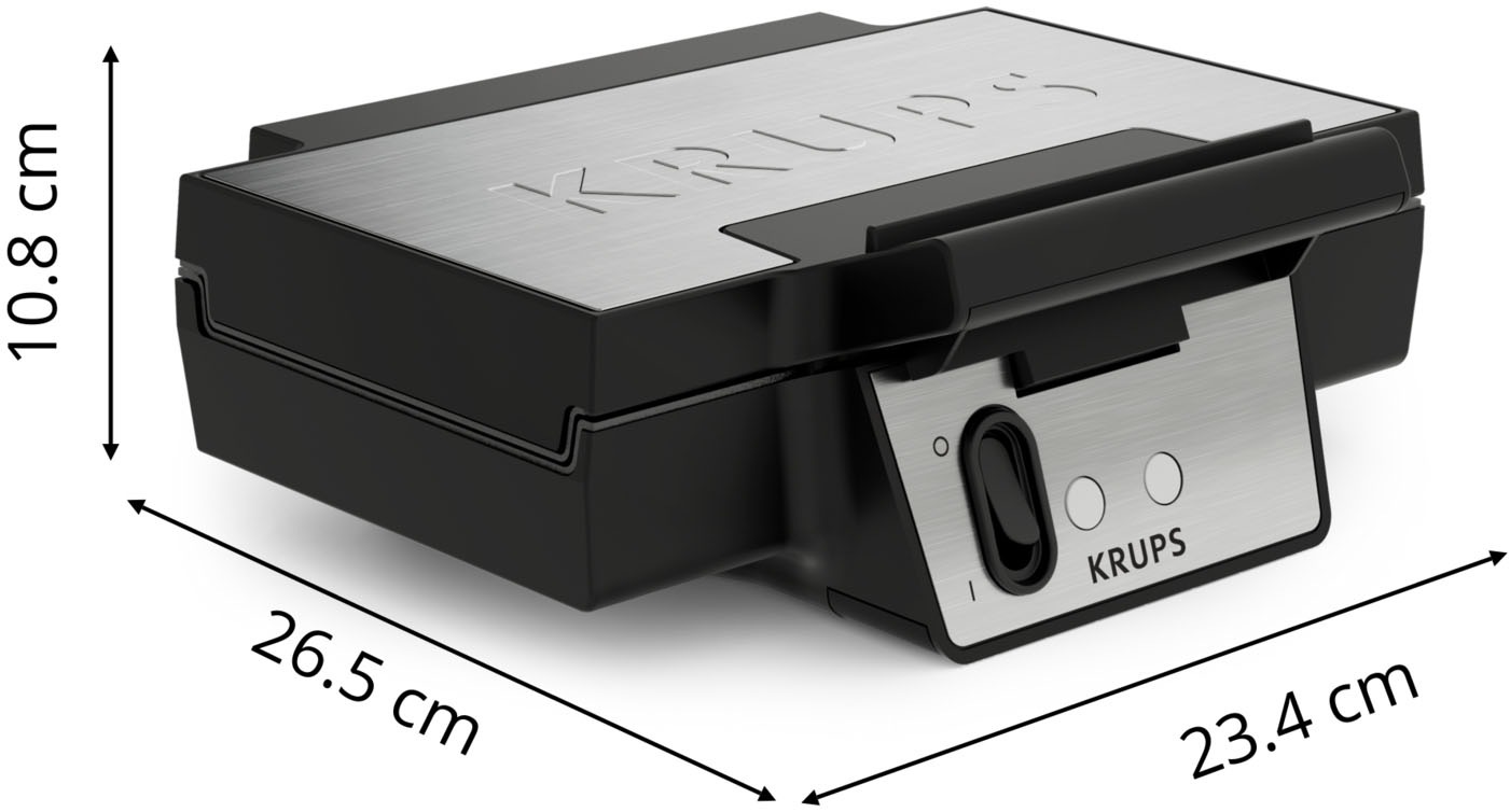 Krups Waffeleisen »FDK261 Iconic«, 850 W, keramikbeschichtete Antihaftplatten, kratzfest