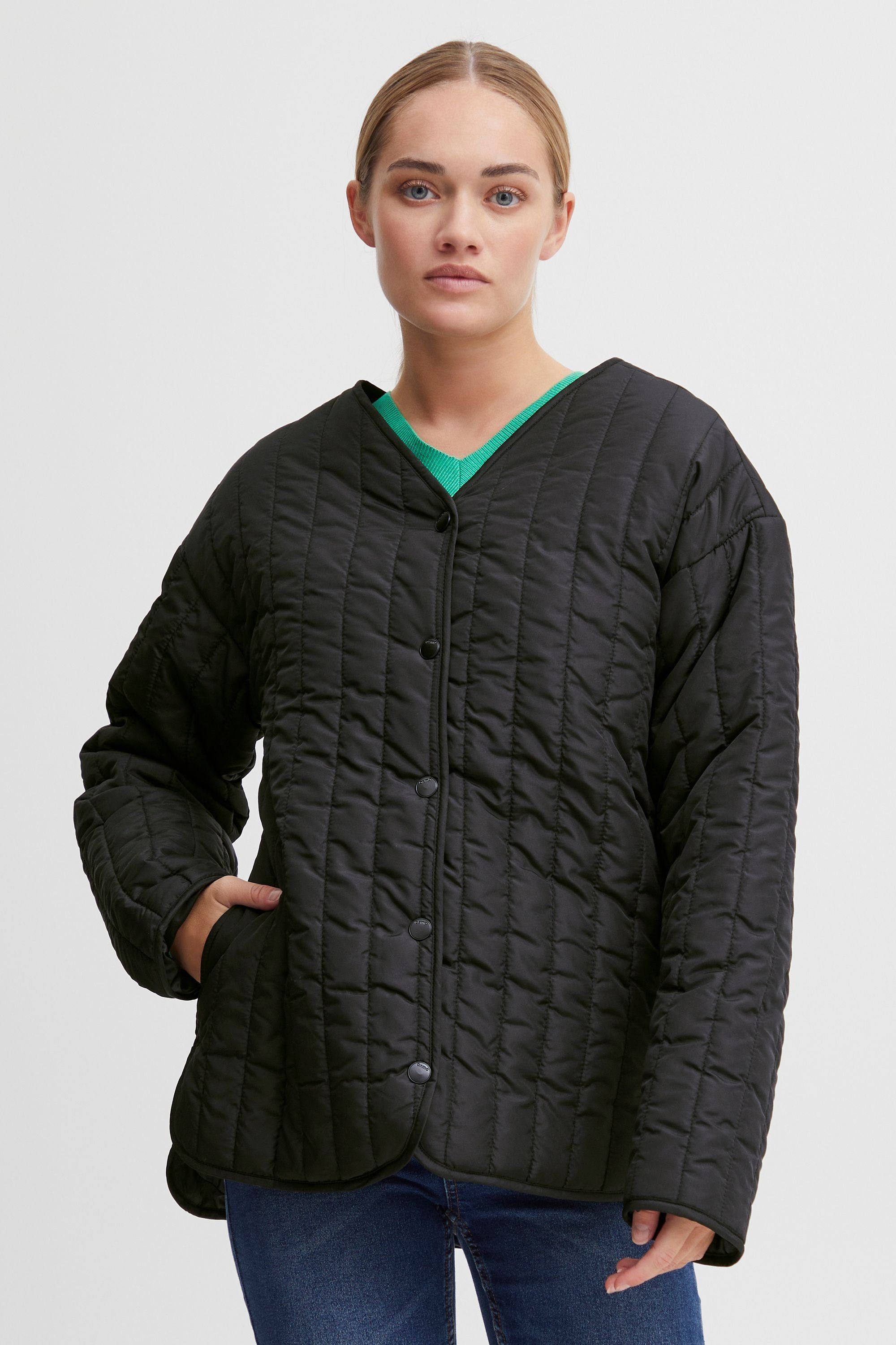 OXMO Steppjacke »Steppjacke OXSaggy«, ohne Kapuze