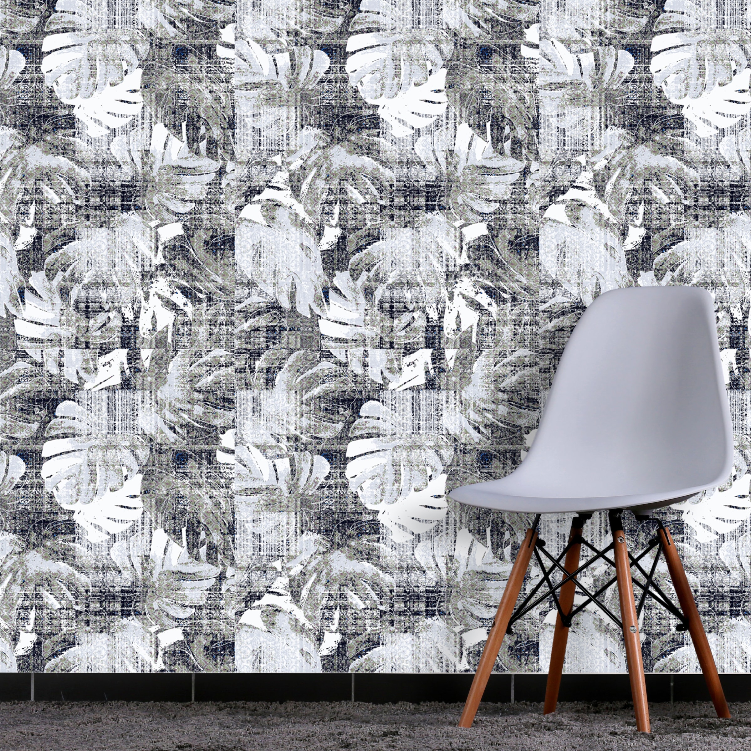 queence Vinyltapete »Doddy« Motiv | floral | geblümt | gemustert glatt 90x250cm, selbstklebend, kinderleichte Anbringung, , Sticker