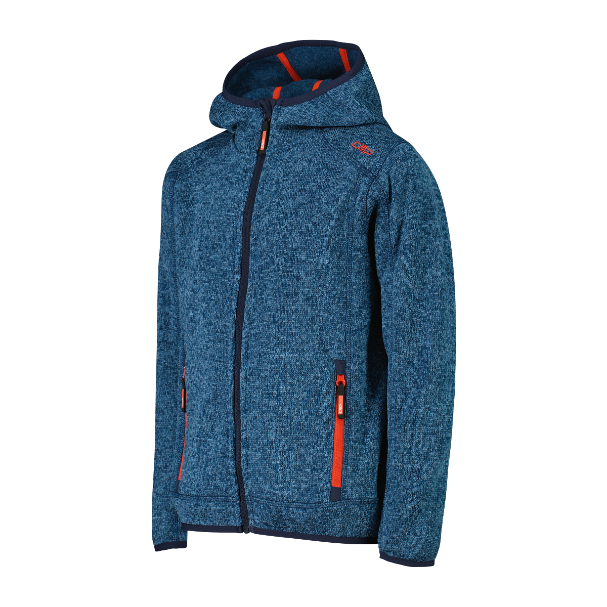 CMP Strickfleecejacke, (1 St.), mit Kapuze, Wärmend & Atmungsaktiv & Schnell trocknend & für Kinder
