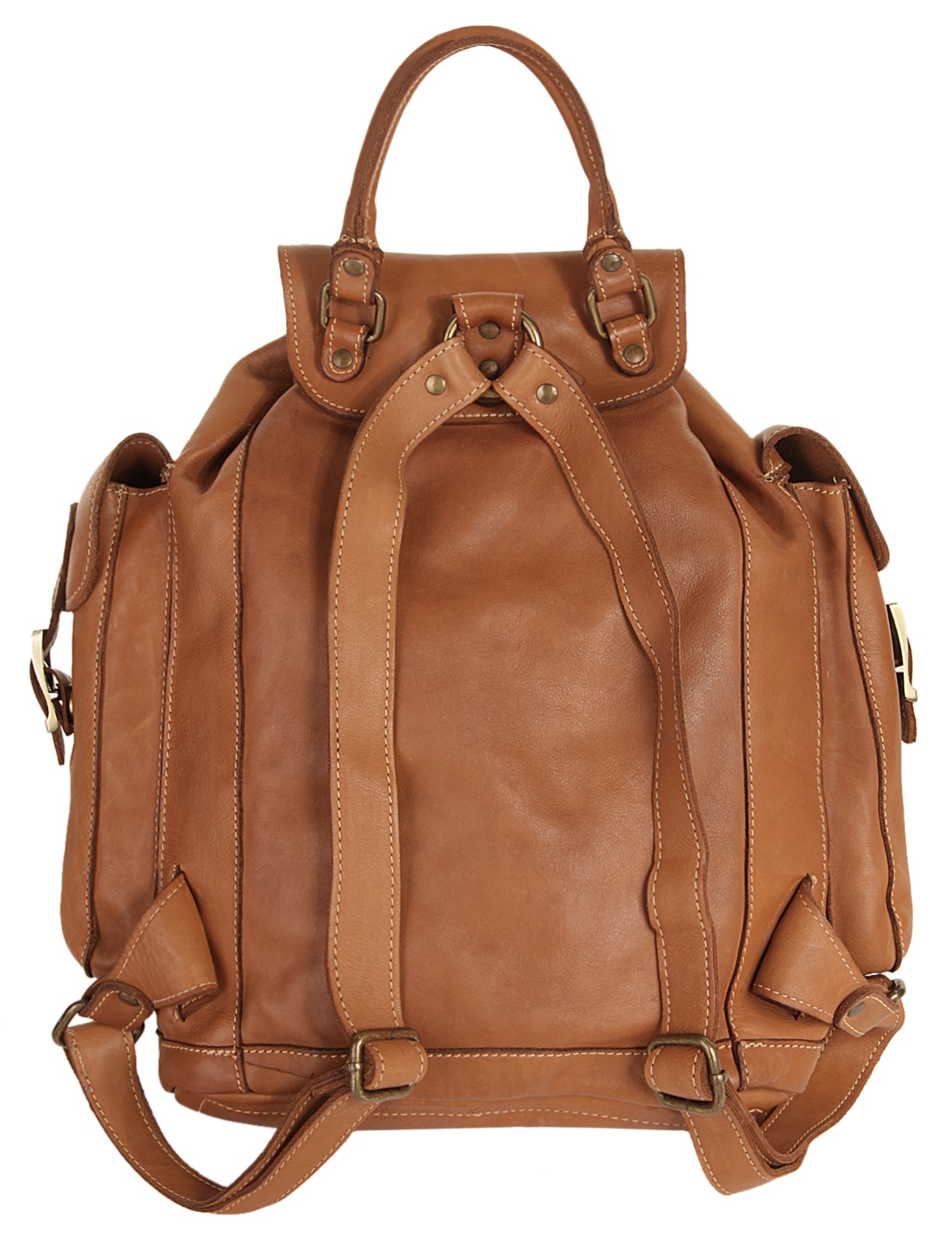 Cluty Cityrucksack, echt Leder, Made in Italy