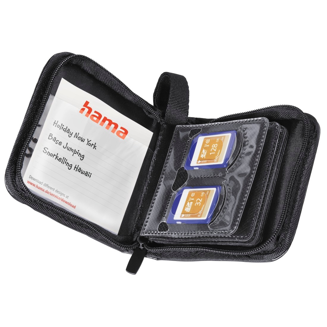 Hama Fototasche »Speicherkarten Tasche, Schwarz, | Garantie 12 UNIVERSAL ➥ max. Speicherkarten« Jahre 3 XXL