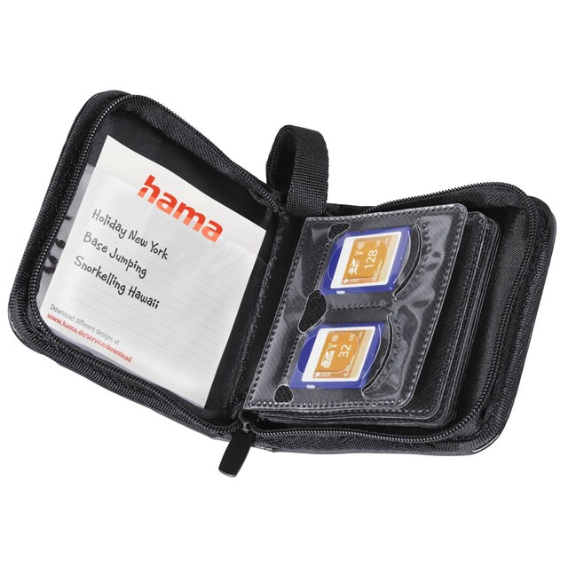 Hama Fototasche »Speicherkarten Tasche, Schwarz, max. 12 Speicherkarten« ➥  3 Jahre XXL Garantie | UNIVERSAL