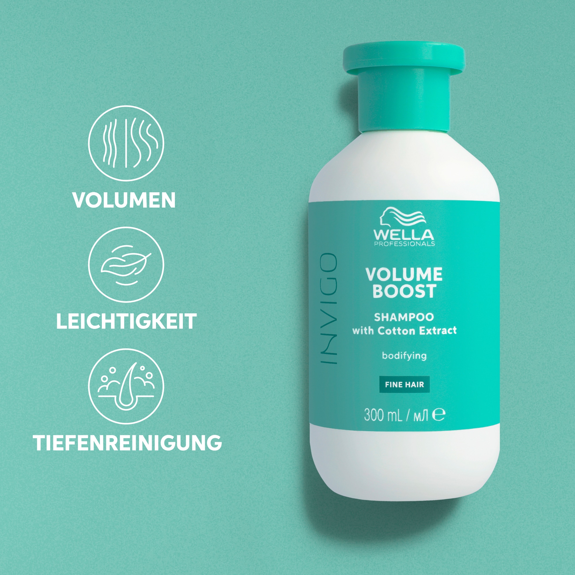 Wella Professionals Haarshampoo »Volume Boost Shampoo (Fine Hair)« mehr Volumen, pflegend, ultimativer Glanz, perfekt für feines Haar