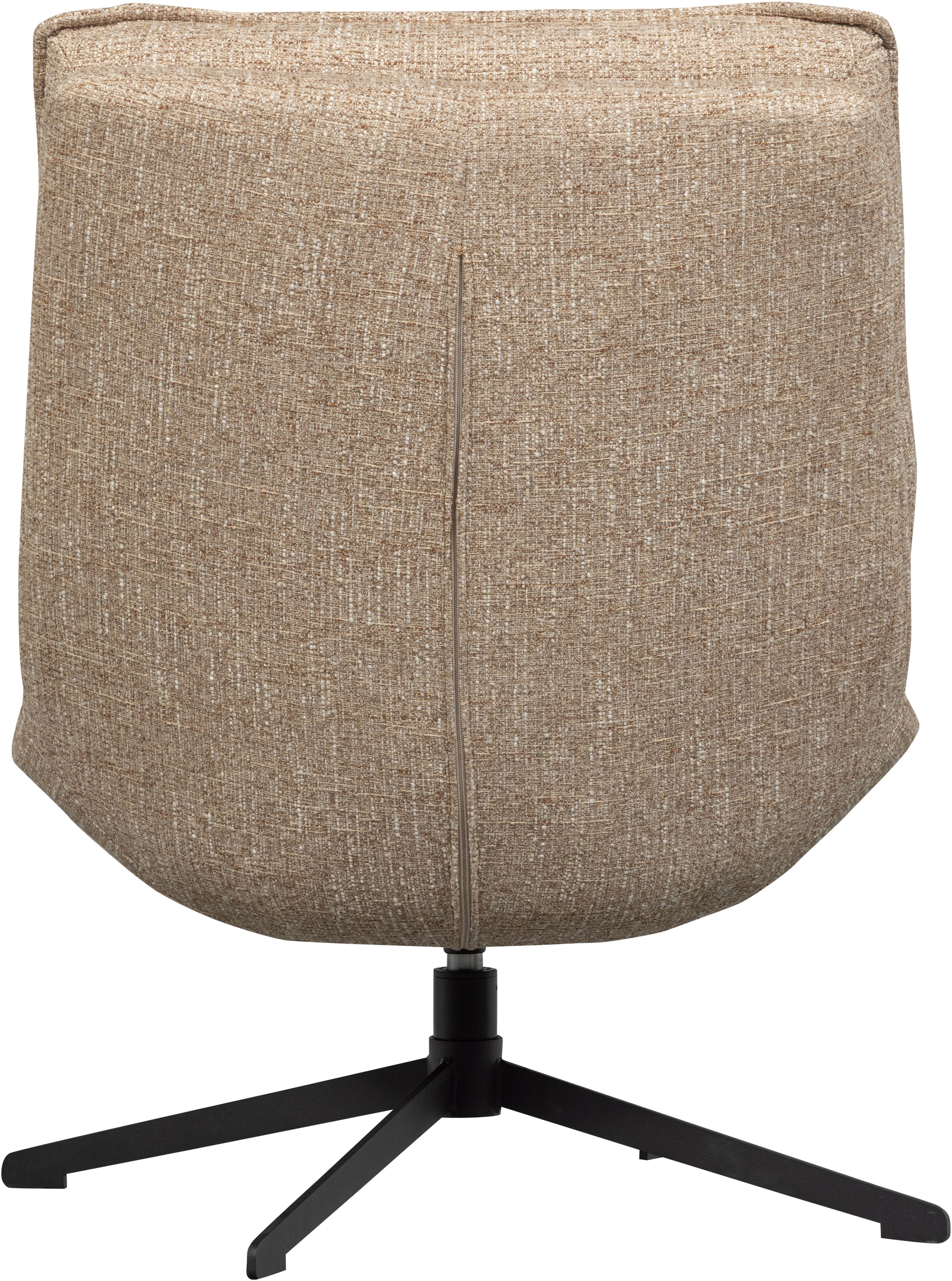 WOOOD Drehsessel »Milaro mit Fling-Melange-Bezug und Drehmechanismus B75 x T94 x H88 cm« Tragkraft 120 kg, Hohe Verschleißfestigkeit, mittlere Sitzhöhe