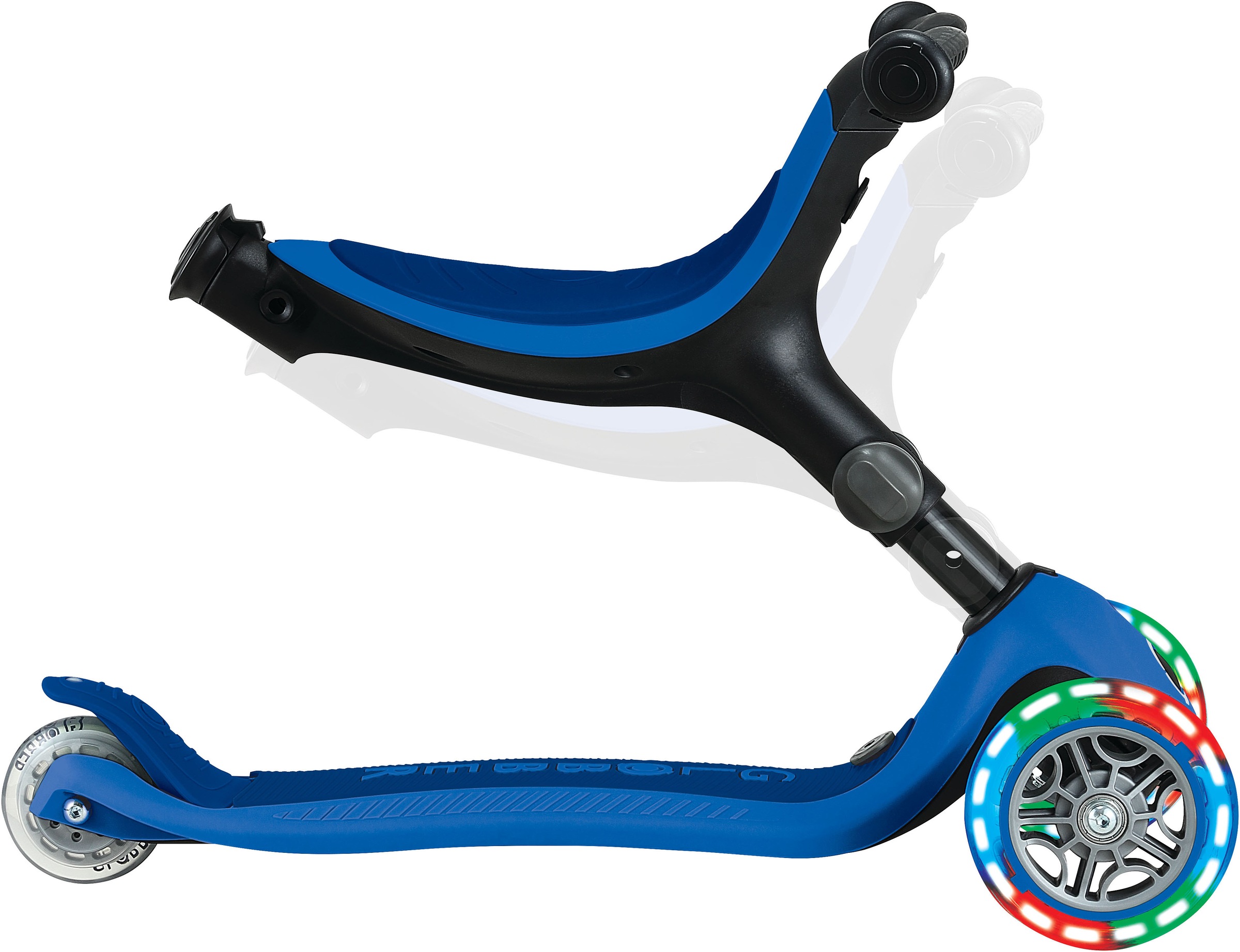 Globber Tretroller »GO-UP ACTIVE LIGHTS mit Leuchtrollen« Dreirad, Laufrad und Scooter