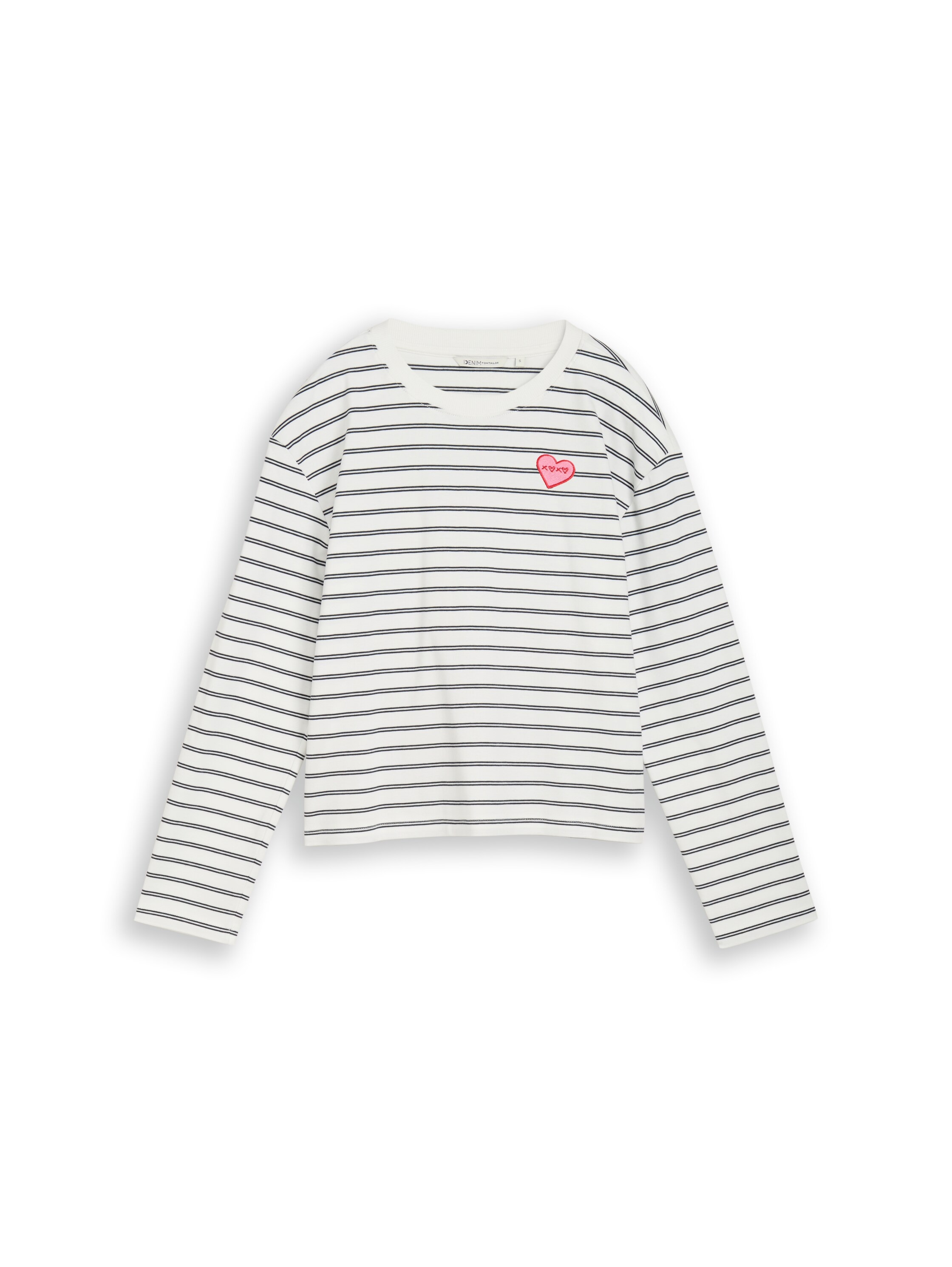 TOM TAILOR Denim T-Shirt mit Streifen Muster