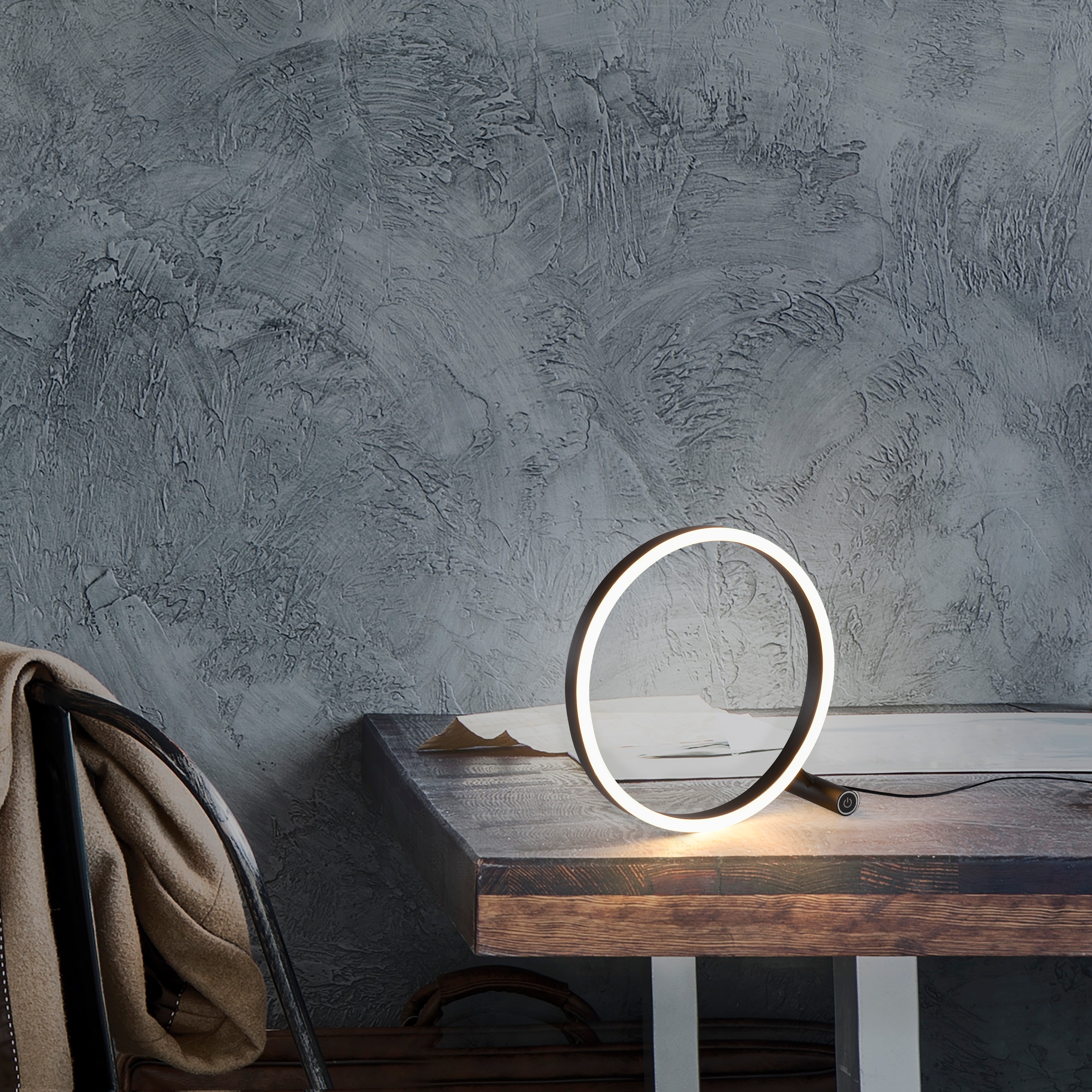 JUST LIGHT Tischleuchte »RITUS« LED-Board 1 Stk. Warmweiß LED, dimmbar über Touchdimmer