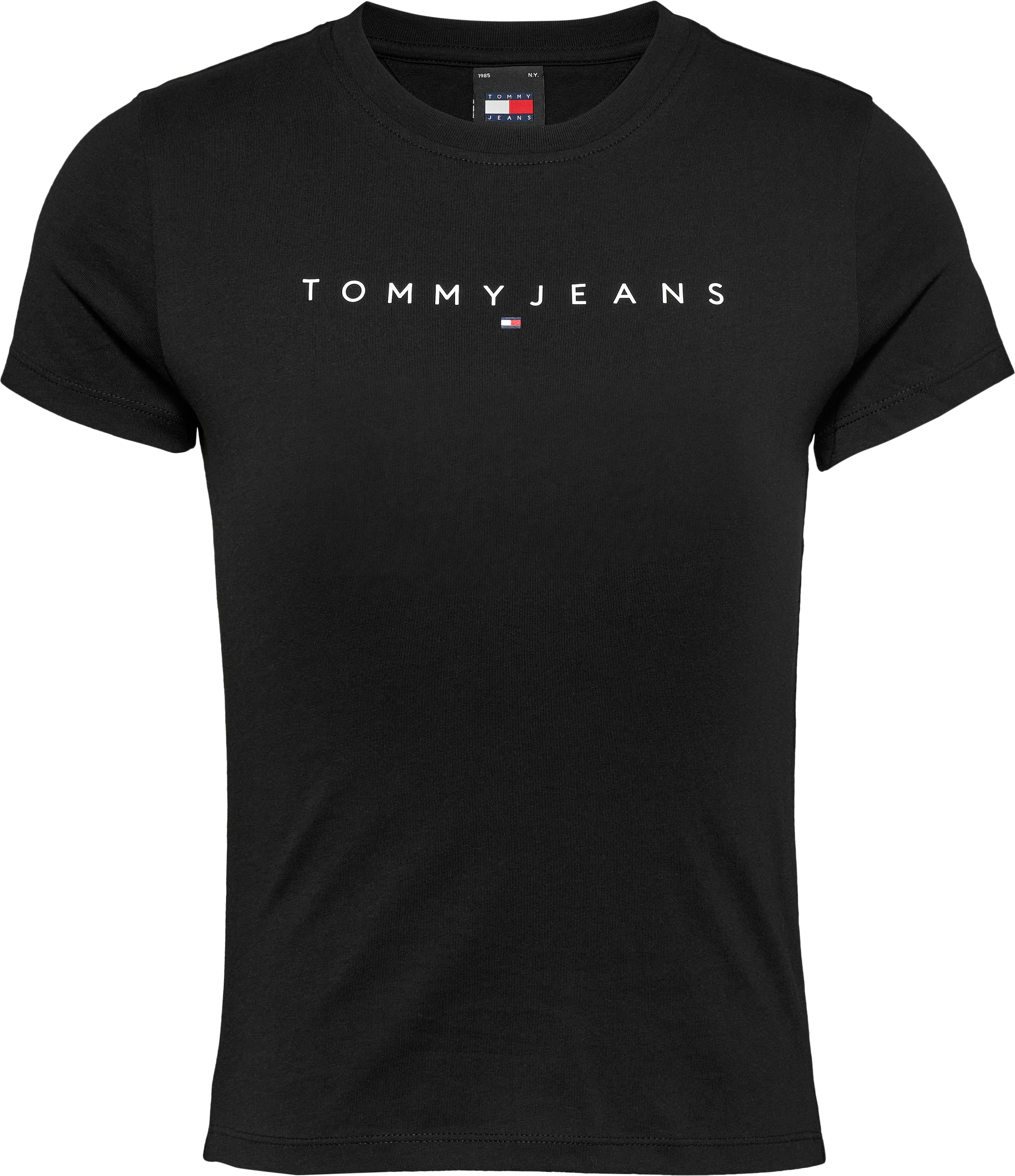 Tommy Jeans Kurzarmshirt »TJW SLIM LINEAR TEE EXT«, mit Logo-Schriftzug