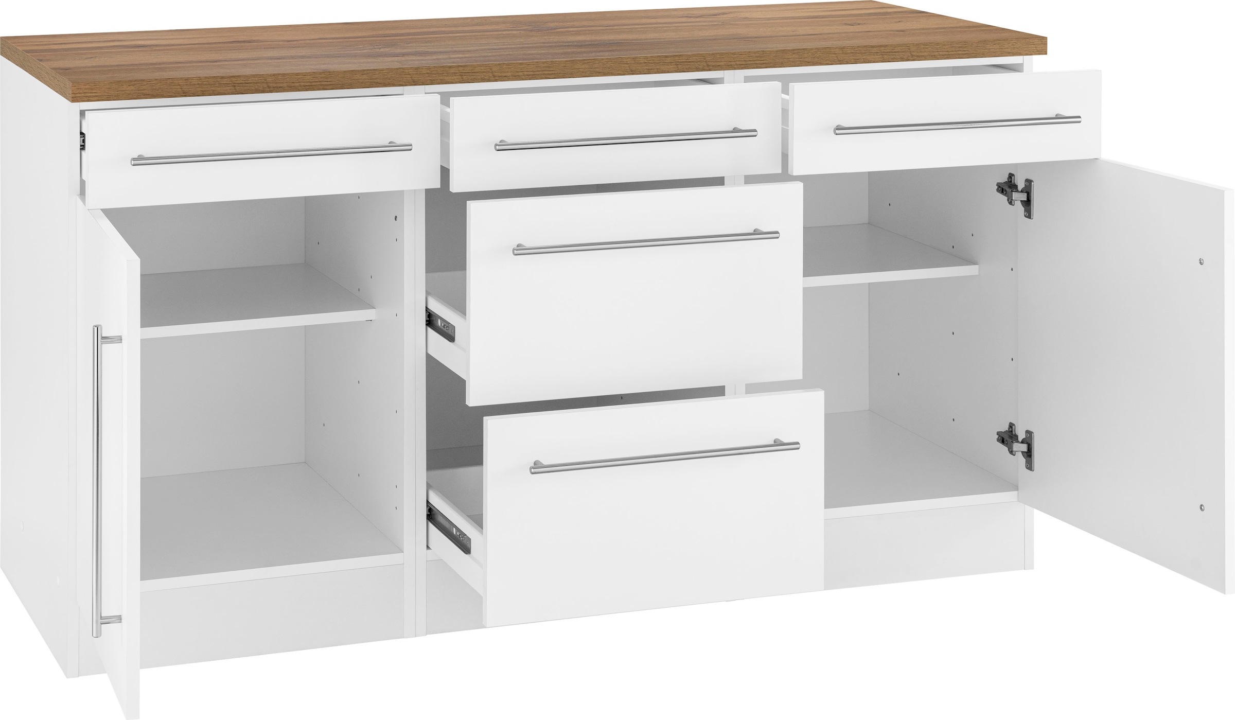 KOCHSTATION Unterschrank »KS-Samos« Breite 150 cm