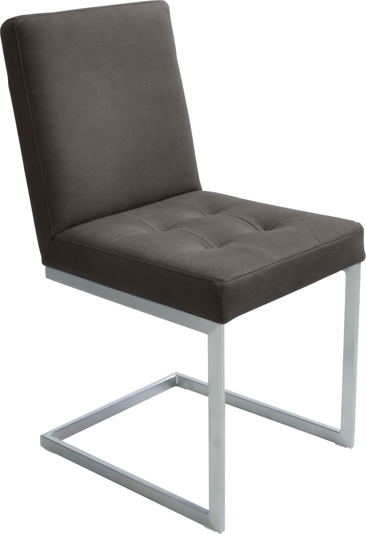 K+W Komfort & Wohnen Eckbankgruppe »Spider II«, (Set, 4 tlg.), langer Schenkel 195cm, 2 Freischwinger, Auszugstisch in Breite 120 cm