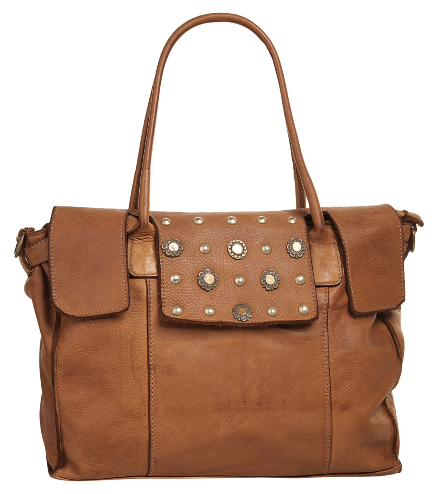 Samantha Look Shopper, echt Leder, Made in Italy