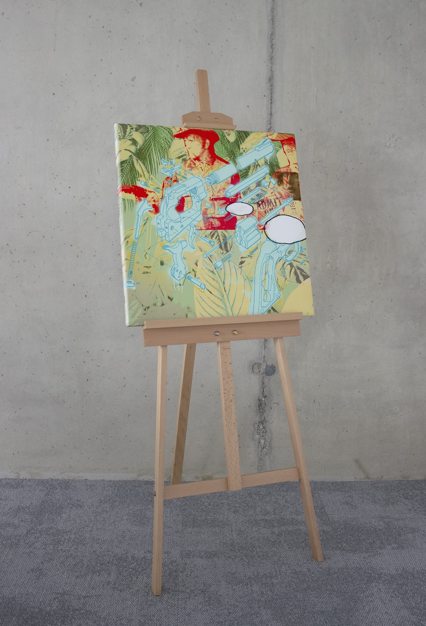 Komar Leinwandbild »Peace - Größe 60 x 60 cm«, Natur, (1 St.), Keilrahmenbild mi Echtholzrahmen