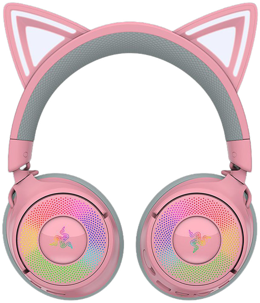 RAZER Gaming-Headset »Kraken Kitty V3 Pro« Bluetooth Stummschaltung | integrierte Steuerung für Anrufe und Musik