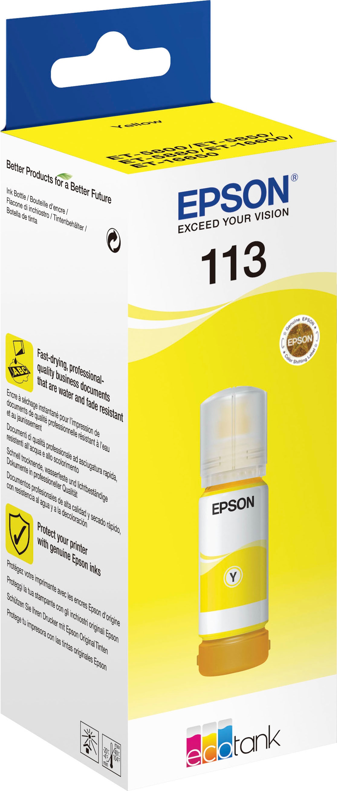 Epson Tintenpatrone »113, original Epson ecotank«