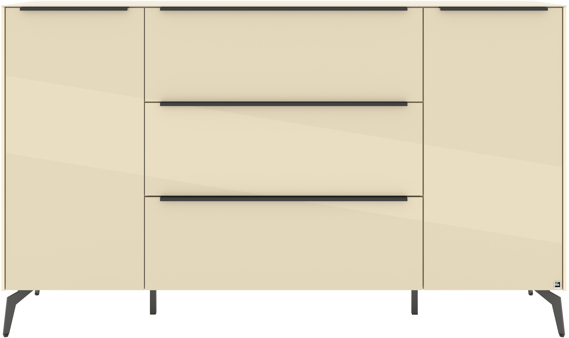 set one by Musterring Sideboard »Reno« 1 Stk. tlg. Mit Winkelfuß in diversen Farben, 109 cm Höhe & Farbauswahl