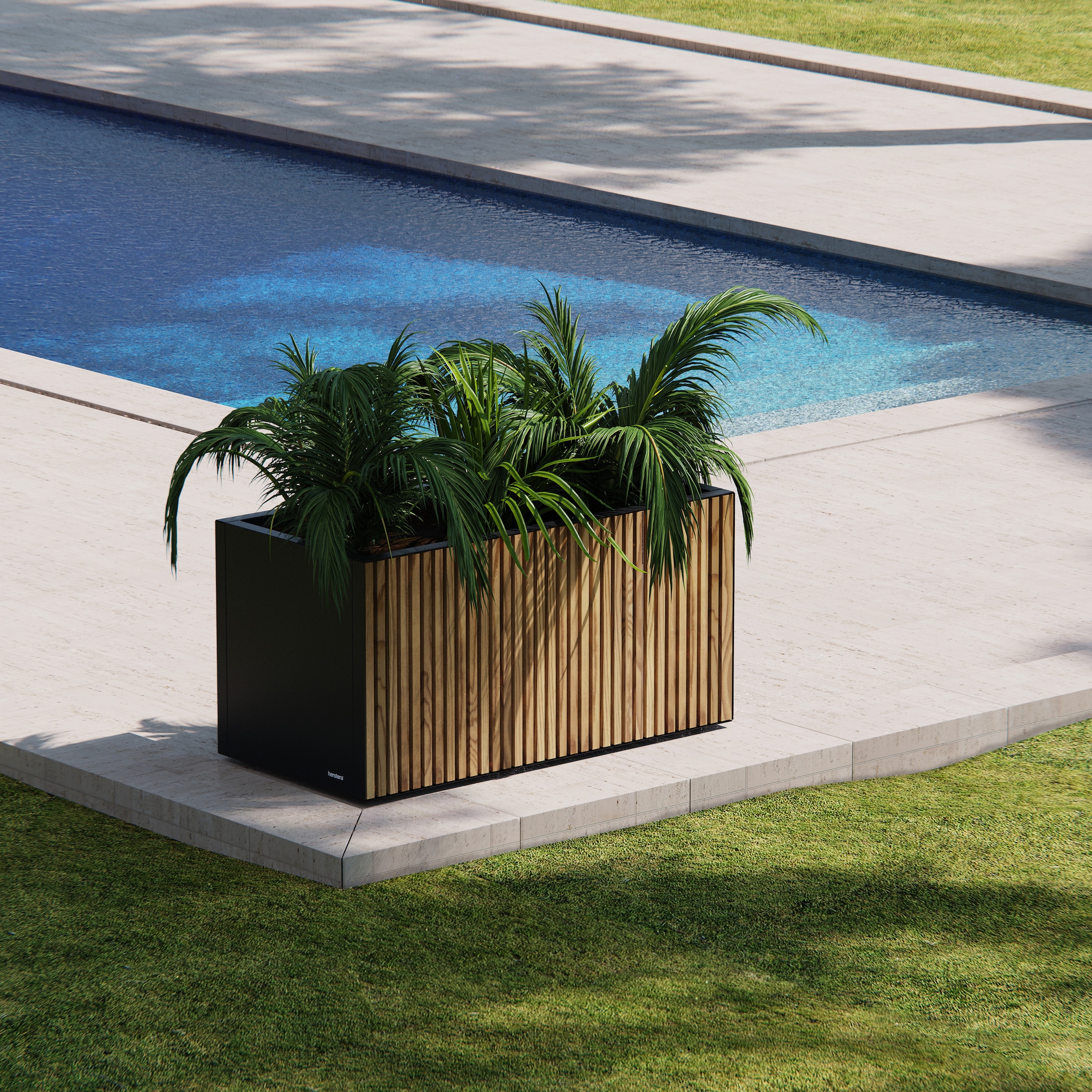 Herstera Garden Pflanzkübel »Deco Planter M« BxTxH: 100x50x50 cm
