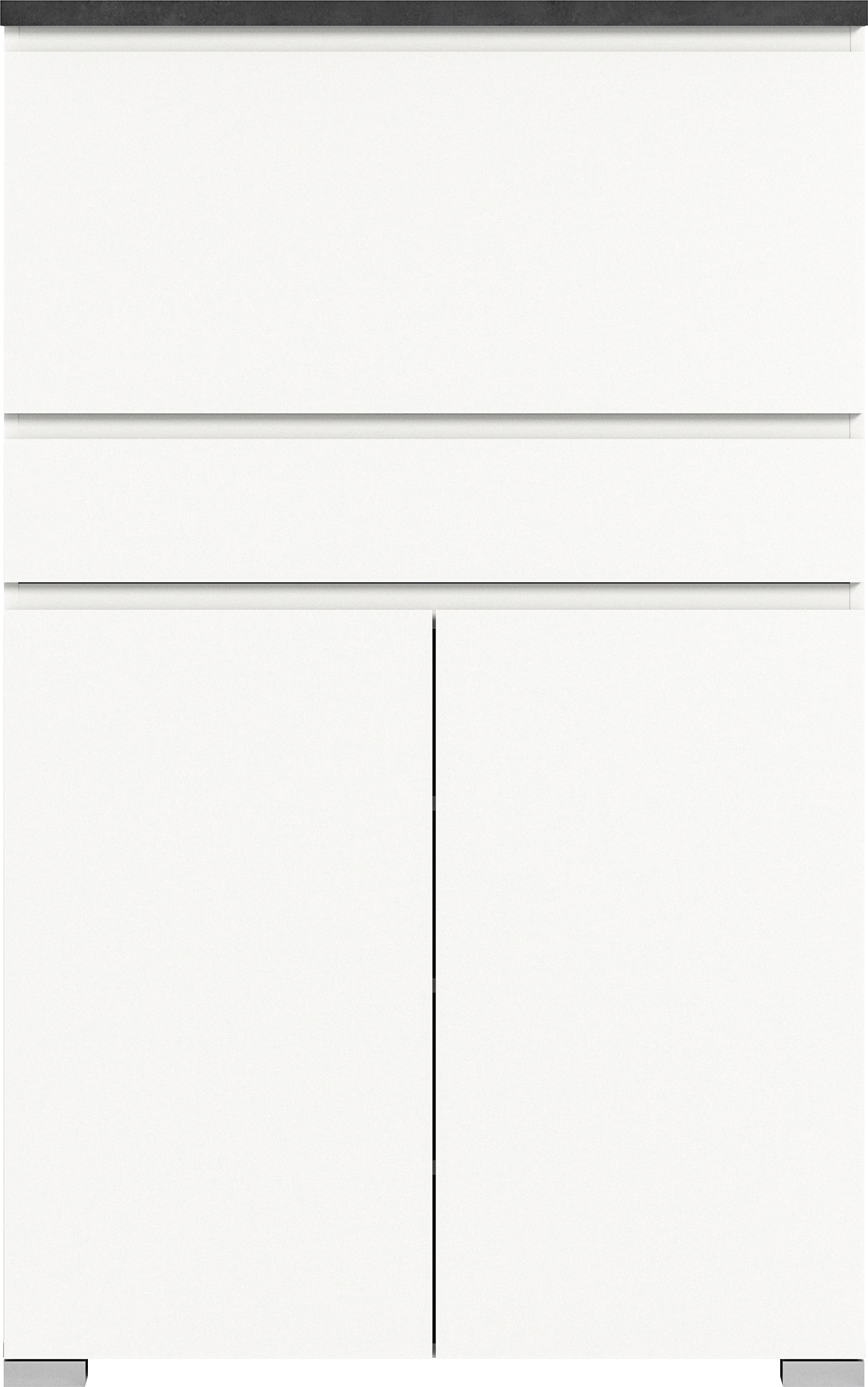 Home affaire »Skoskap, Tiefe 27cm, 2 Türen, 1 Klappe mit Schuhwalze, 1 Schubkasten« Platz für ca. 16 Schuhpaare, Schuhkipper, Schuhkommode, Schuhregal