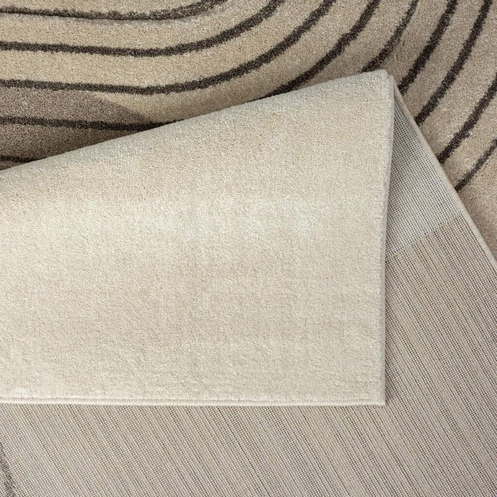 Carpet City Teppich »BONITO7157«, rechteckig, 11 mm Höhe, Flachflor, Hochtief-Muster/ 3D-Effekt, Geo-Muster, für Wohnzimmer