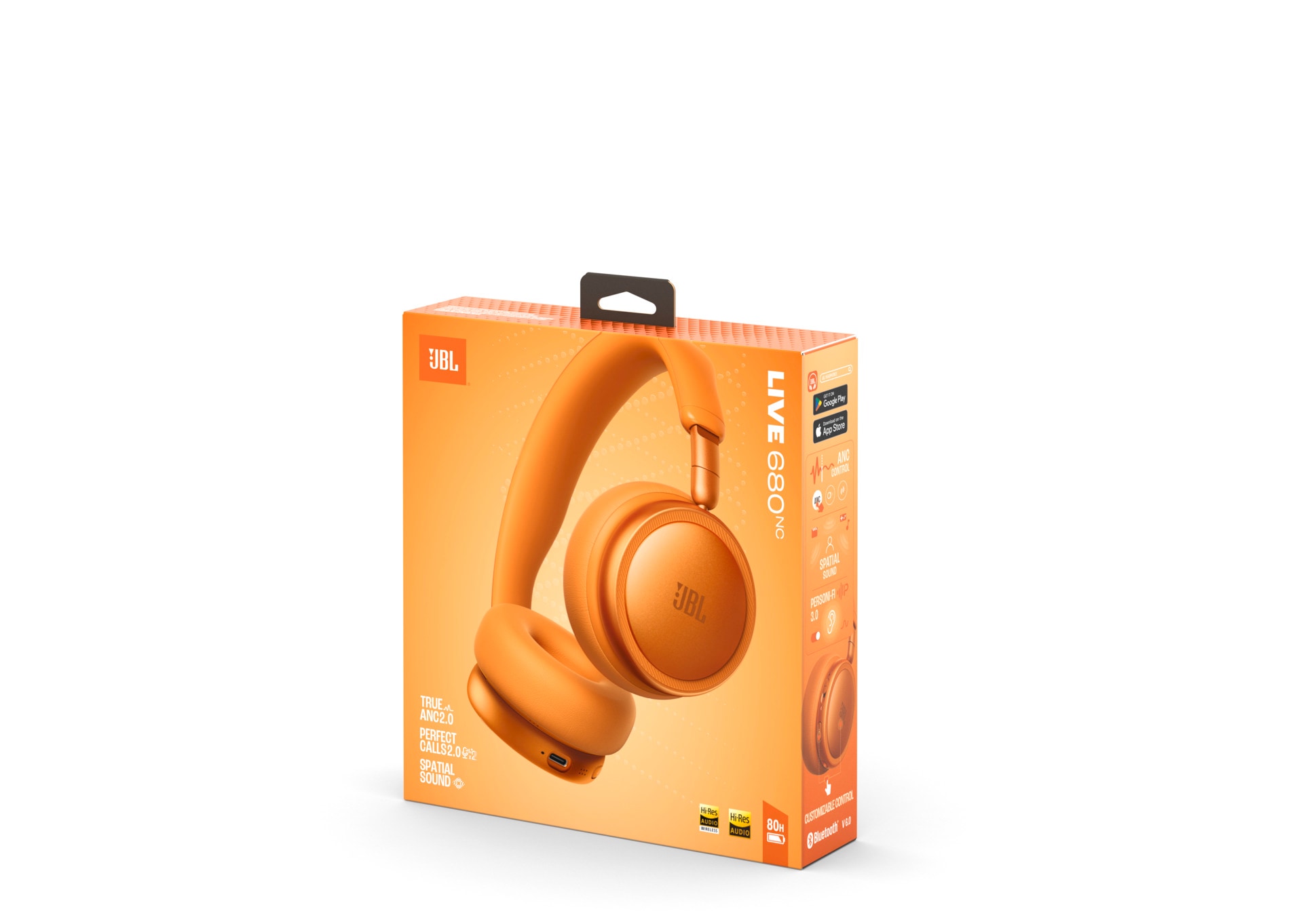 JBL On-Ear-Kopfhörer »LIVE 680NC« A2DP Bluetooth Active Noise Cancelling (ANC) | Freisprechfunktion | Wireless-Audio-Streaming Kabelloser On-Ear-Kopfhörer mit Noise-Cancelling