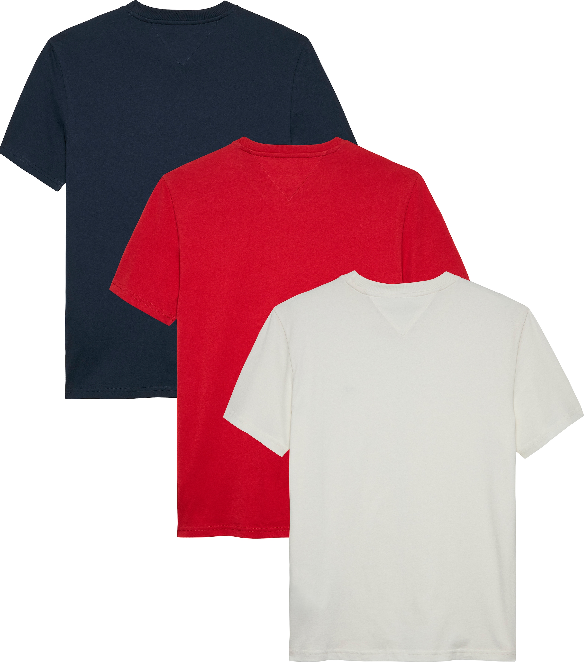 Tommy Jeans T-Shirt »TJM XSLIM 3 PACK TEE«, Mit Rundhalsausschnitt