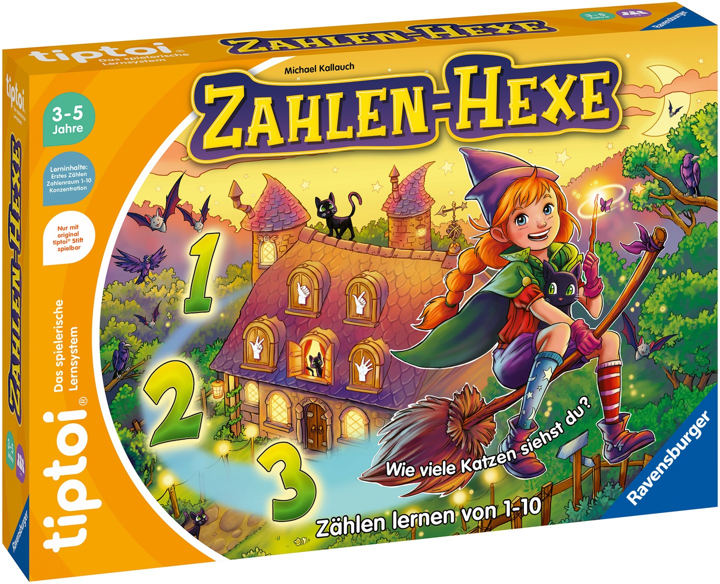 Ravensburger Spiel »tiptoi® Zahlen-Hexe«, Made in Europe