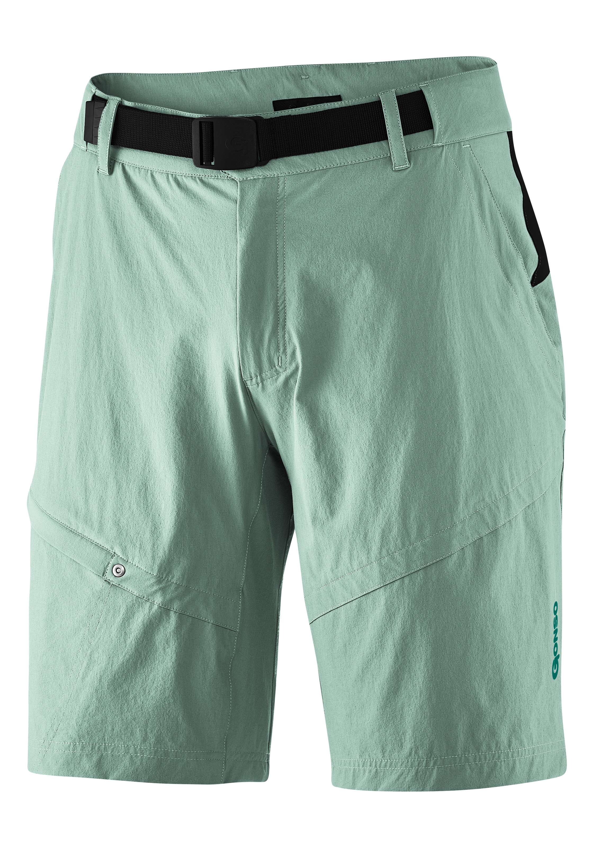 Gonso Fahrradhose »Arico Basic«, kurze Herren Radhose mit Sitzpolster, wasserabweisend, inkl. Gürtel
