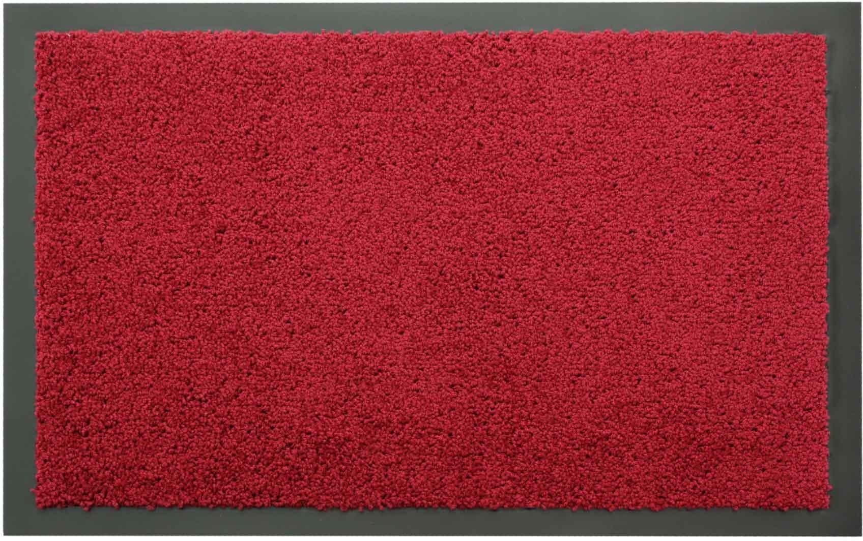 Primaflor-Ideen in Textil Fußmatte »DANCER, Made in Netherlands«, rechteckig, 6 mm Höhe, Schmutzfangmatte, Uni-Farben, große Farbauswahl, waschbar