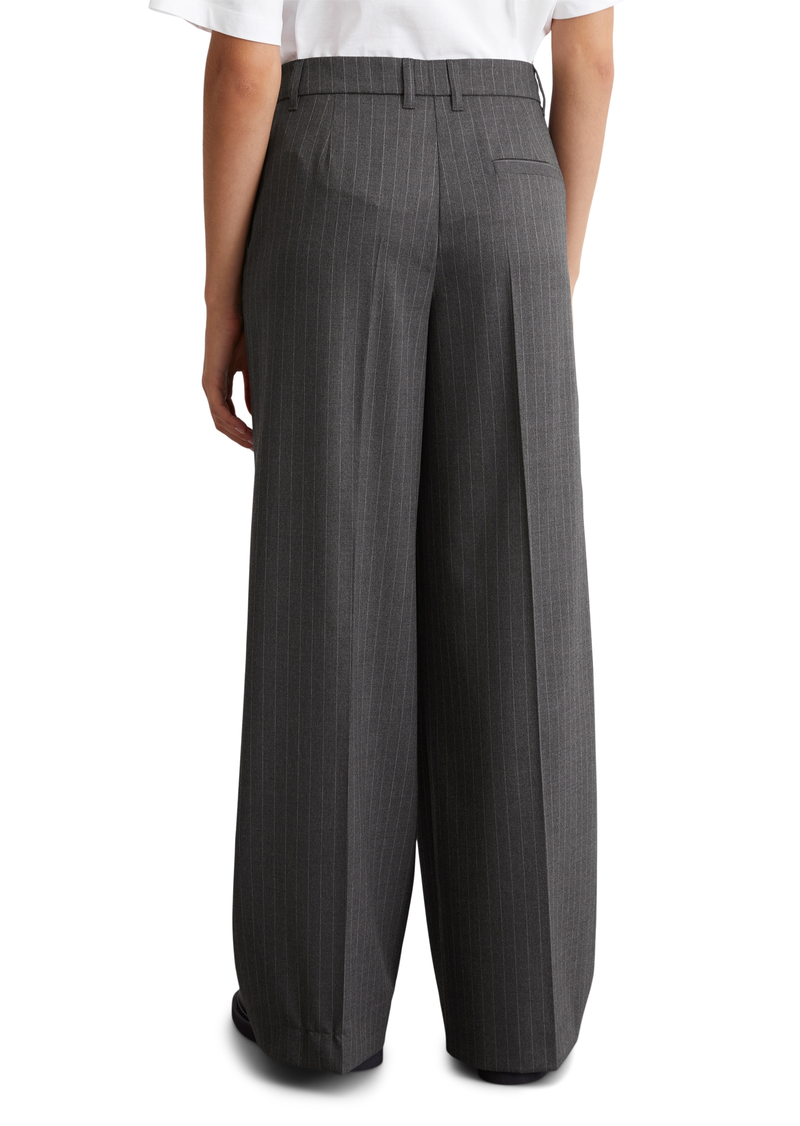 Marc O'Polo Anzughose, Pinstripes, garngefärbte Nadelstreifen