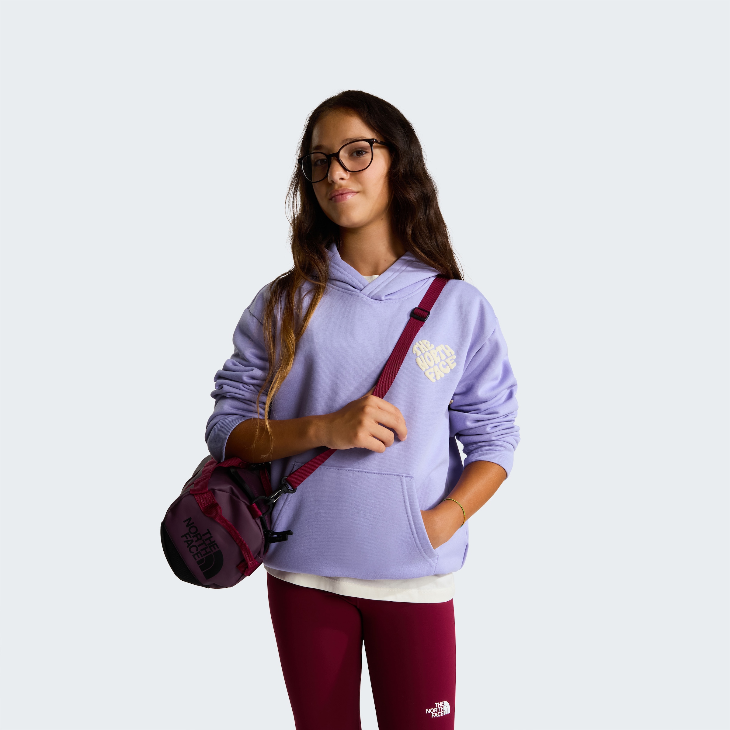 The North Face Kapuzensweatshirt »TEEN G BRAND PROUD RELAXED HOODIE  - GRA«, für Jugendliche, mit Kapuze, in normaler Länge
