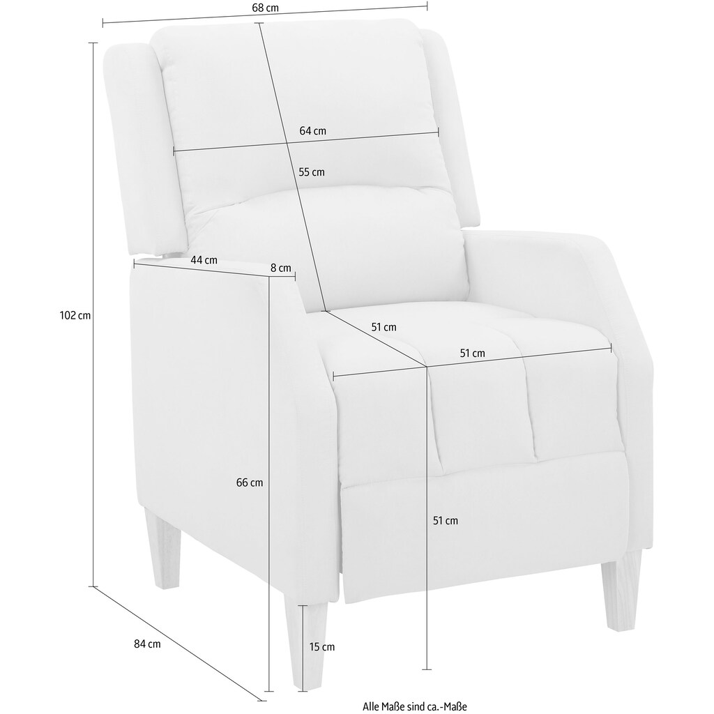 Home affaire Relaxsessel »Tholey«, (1 St.)
