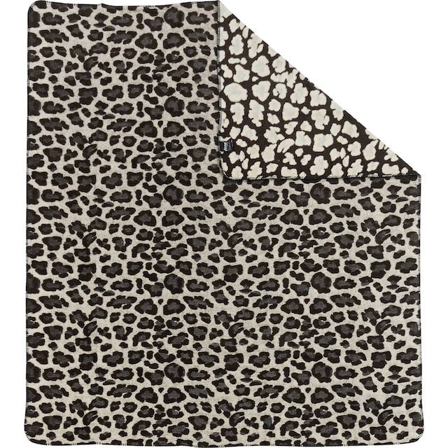 done.® Wohndecke »Leopard«, Wohndecke mit einfassender Ziernaht im Leo-Look,  Kuscheldecke online kaufen