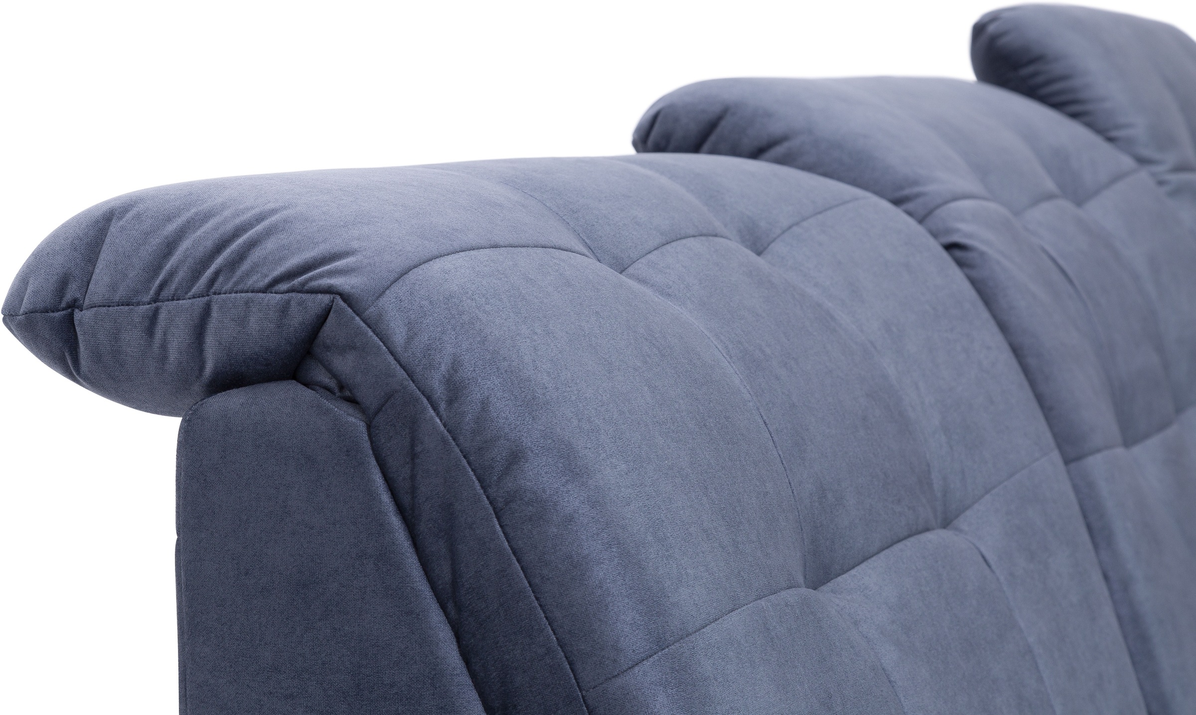 exxpo - sofa fashion Ecksofa »Derby Inkl. Kopfteilverstellung, wahlw. Bett & Bettkasten, L-Form«, EXTRA an Komfort zum Relaxen, Entspannen und Wohlfühlen