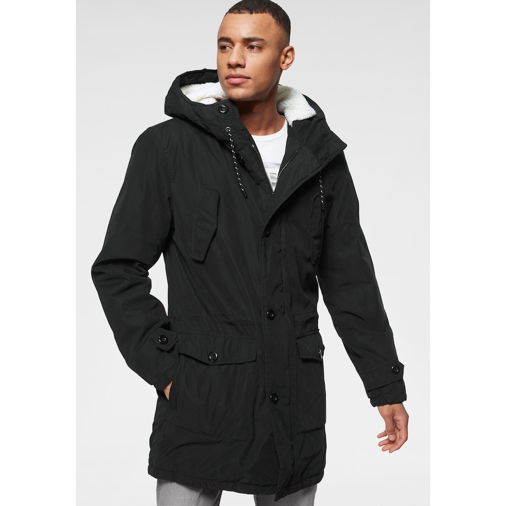 Bruno Banani Parka, mit Kapuze, warm gefüttert