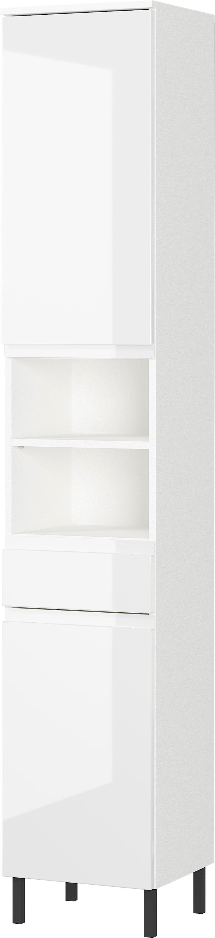 GERMANIA Hochschrank »Scantic«, Breite 34 cm, Badezimmerschrank, 2 Türen, 1  Schubkasten, 2 Fächer bei ♕